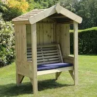 Cretila Small Garden Bench - Natural