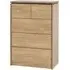 Crieff Chest of 5 Drawers - Oak