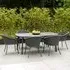 Crod Outdoor Dining Table with 6 Chairs - Grey, Roble