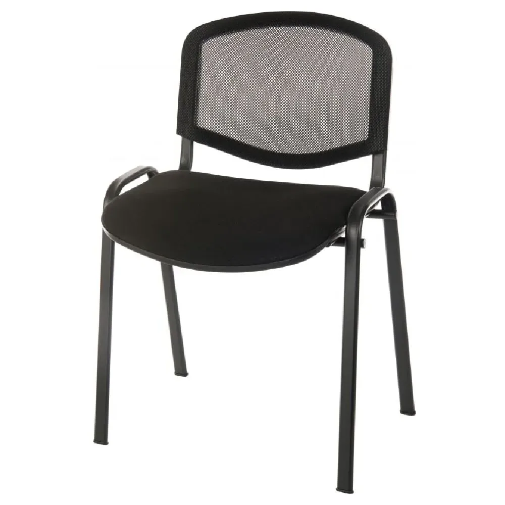 Cromwell Fabric Mesh Backrest Office Chair - Black image