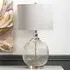 Crosby Wire Mesh Base Table Lamp - Dark Grey, Chrome