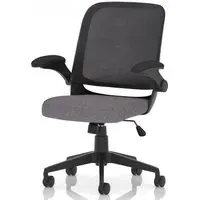 Crowley Office Chair with Folding Arms - Fuse, Fabric