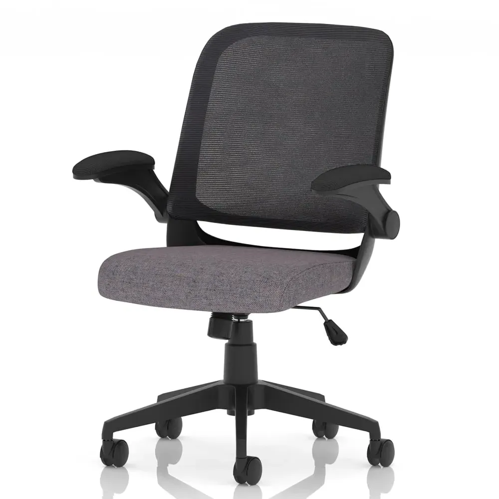 Crowley Office Chair with Folding Arms - Fuse, Fabric