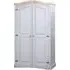 Croydon 2-Door Wardrobe - Grey, Pinewood