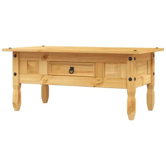 Croydon Coffee Table with 1 Drawer - Brown, Pinewood