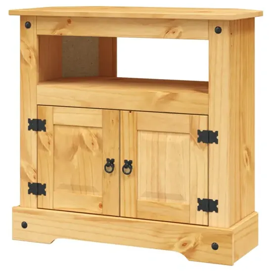 Croydon Console Table with 2 Drawers - Brown, Solid Pine product