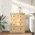 Croydon Large 5 Drawer Chest - Brown, Pine