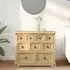 Croydon Large 9 Drawer Chest - Brown, Pine