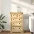 Croydon Medium 5 Drawer Chest - Brown, Pine