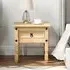 Croydon Side Table with 1 Drawer - Brown, Pine