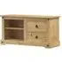 Croydon TV Stand with 2 Drawers - Brown, Pinewood