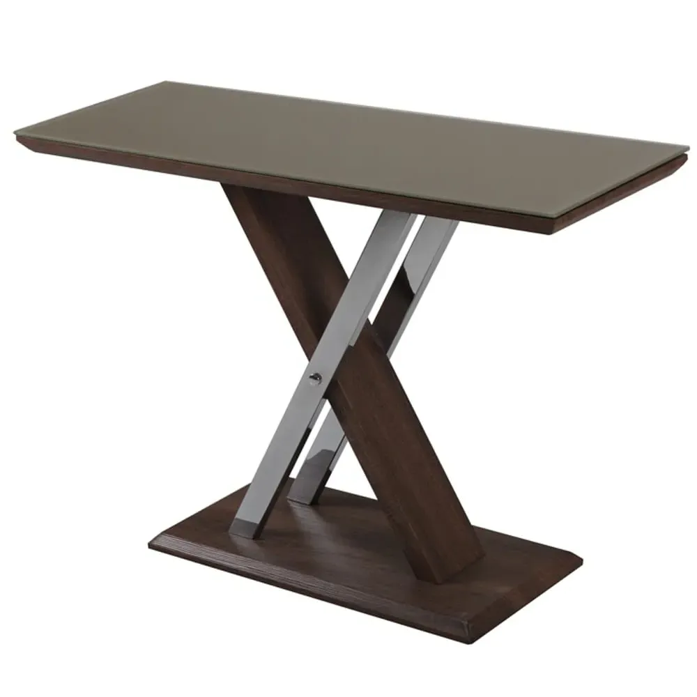 Cudahy Console Table - Khaki, Glass