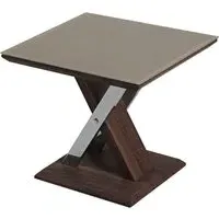 Cudahy End Table - Khaki, Glass