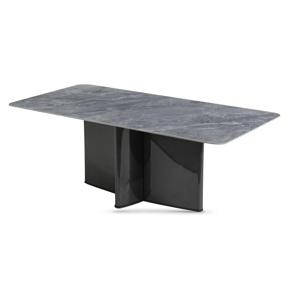 Cuneo Sintered Stone Coffee Table - Dark Grey