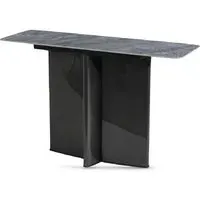 Cuneo Sintered Stone Console Table - Dark Grey