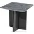 Cuneo Sintered Stone End Table - Dark Grey