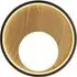 Curio Round Wall Light - Black, Wood