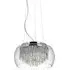 Curva 4 Light Pendant Ceiling Light - Chrome, Glass