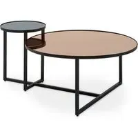 Cusco Coffee Table - Black, Glass
