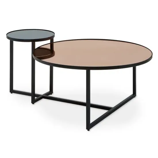 Cusco Coffee Table - Black, Glass
