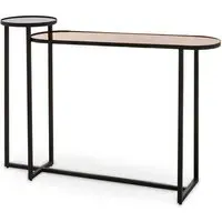 Cusco Console Table - Black, Glass