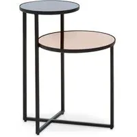 Cusco Side Table - Black, Glass