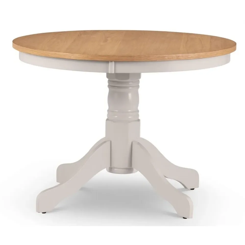 Dagan Round Dining Table - Grey, Oak