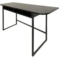 Dalhart Rectangular Console Table - Black, Wood