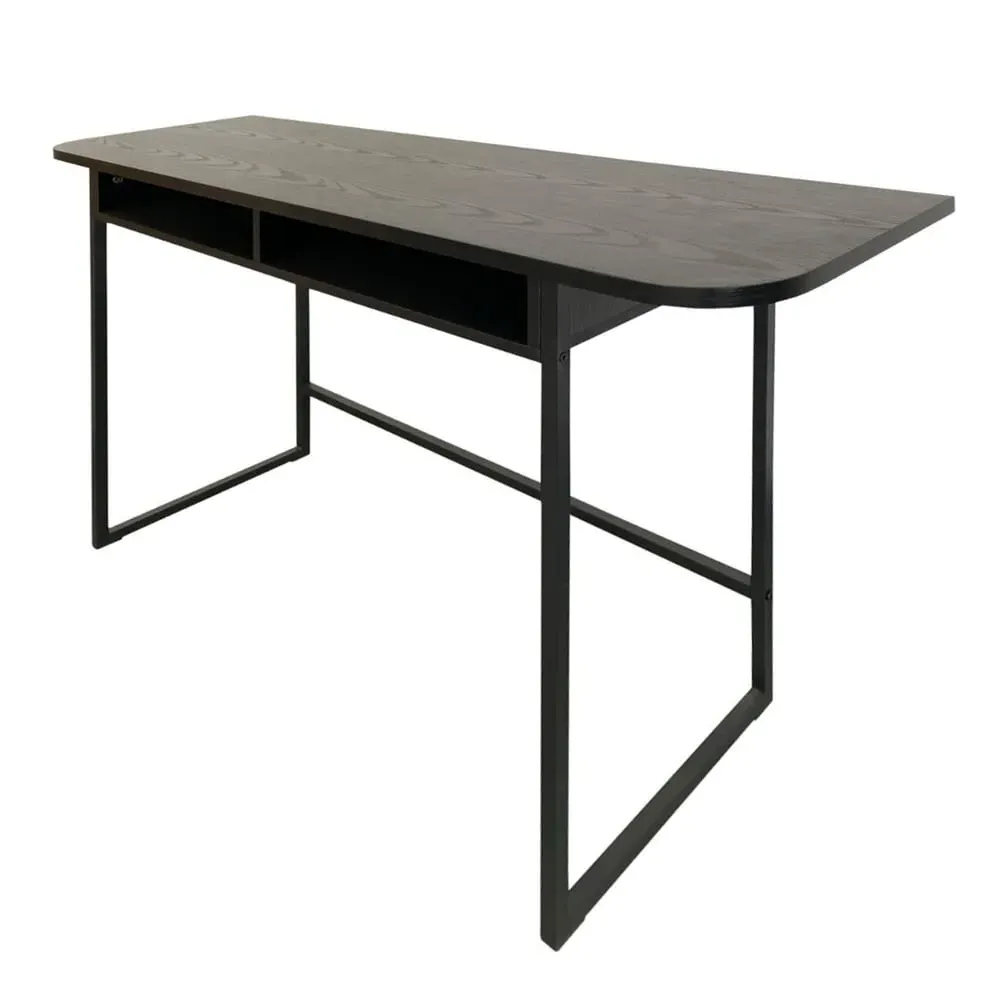 Dalhart Rectangular Console Table - Black, Wood