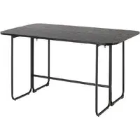 Dalhart Rectangular Extending Dining Table - Black, Wood