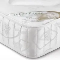 Dalida Small Single Semi Orthopaedic Mattress - White, Damask alternate view
