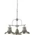 Dallas 3 Light Pendant Light - Satin Silver, Steel