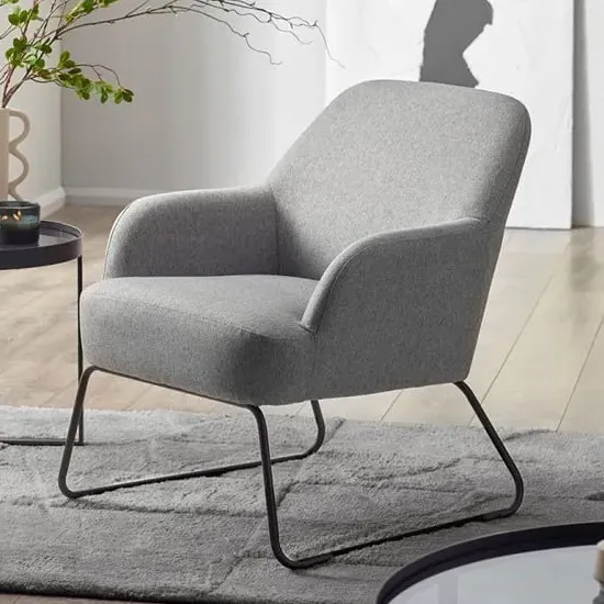 Dallas Reclining Accent Chair - Grey, Metal