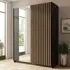 Dania 2-Door Sliding Wardrobe - Black