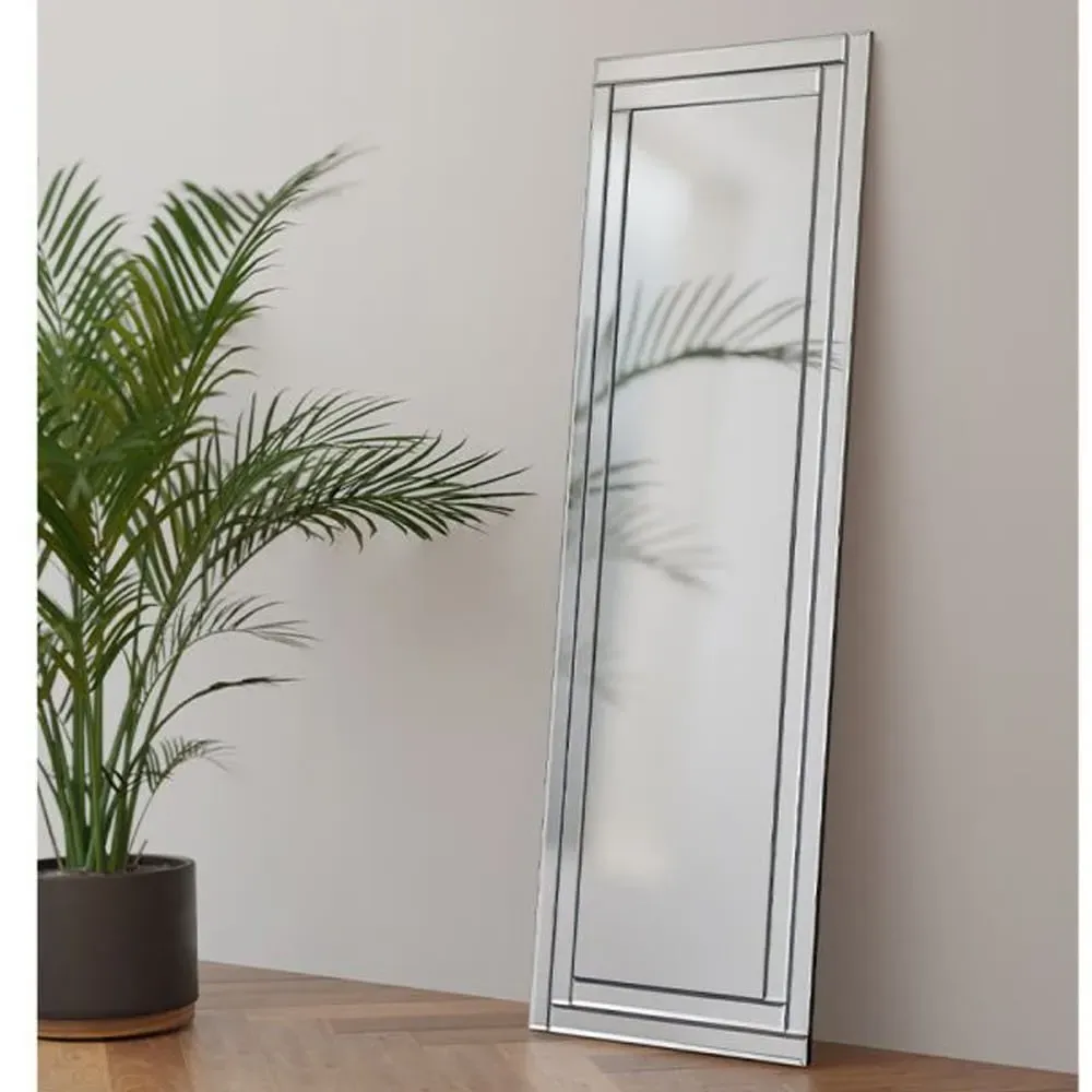 Dania Floor Cheval Mirror - Clear image
