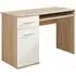 Dania Kids Computer Desk with Storage - White, Sonoma Oak