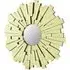 Dania Large Circular Sunburst Wall Mirror - Gold