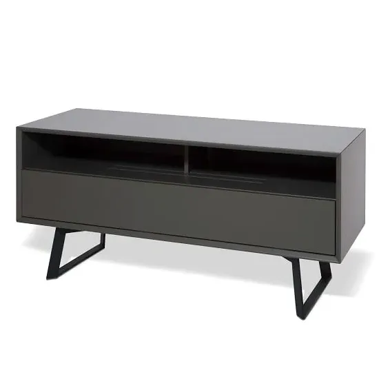 Daniel TV Stand with Flap Door - Charcoal Grey image