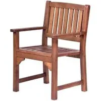 Danil Wooden Armchair - Teak