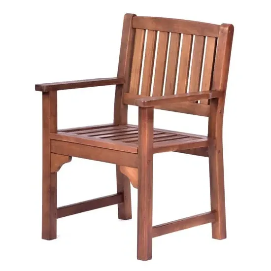 Danil Wooden Armchair - Teak
