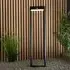 Dannah LED PIR Outdoor Bollard Light with Photocell - Black