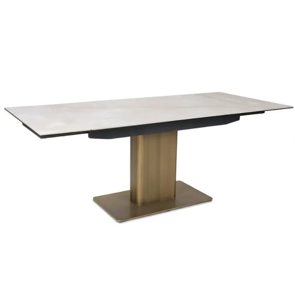 Danvera Extendable Dining Table - Oak, Ceramic product