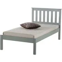 Danvers Single Bed Frame - Grey, Wood