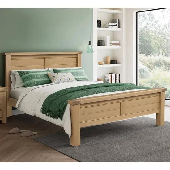 Danville King Size Bed Frame - Oak