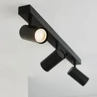 Danville Rez 3-Light Plate Spotlight - Black