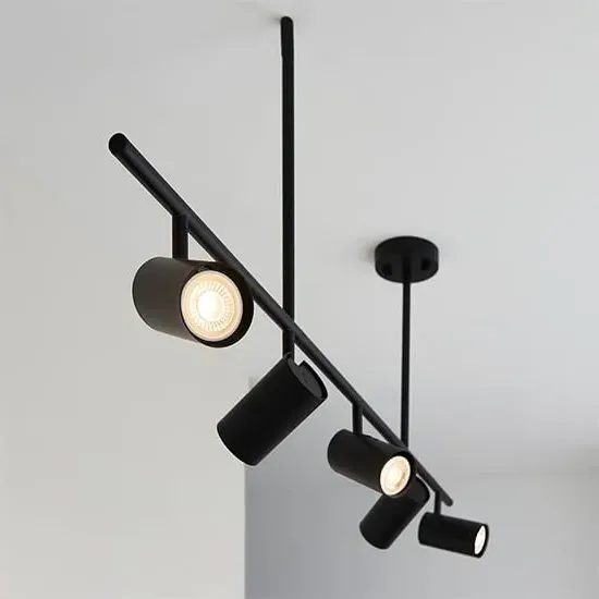 Danville Rez 5-Light Plate Spotlight - Black