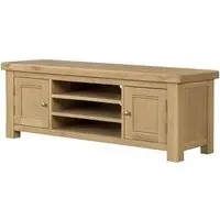 Danville TV Stand with 2 Doors and Shelf - Oak