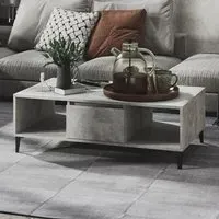 Danya Rectangular Coffee Table with Storage - Chipboard