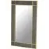 Daqing Rectangular Wall Mirror with Shagreen Effect Frame
