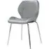 Darcy Dining Chair - Grey, Faux Leather